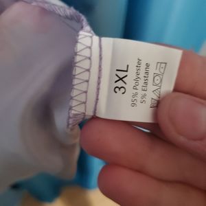 Shein nightgown see through purple floral nightie. 3xl but can fit various sizes